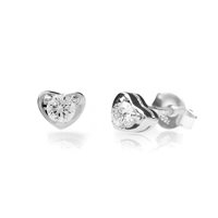 Earrings Promesse Woman in White Gold Diamante 0.18 Ct OCUT/0,18